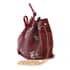 Royal Siamese Wine Color Faux Leather Bucket Bag image number 3