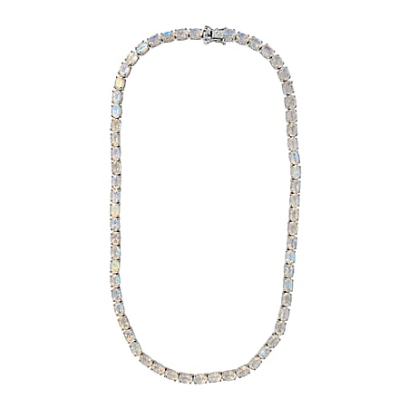 18 / Rainbow Moonstone / 925 Silver - Product card gallery slide 4 (10176858849593)