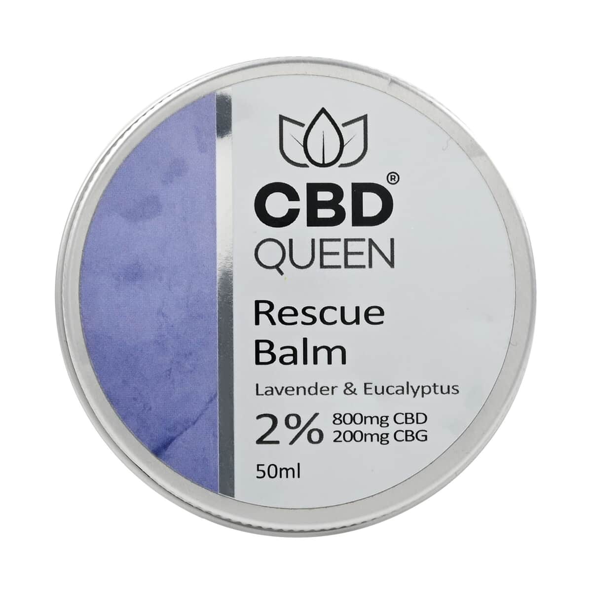 CBD Queen 800mg CBD Lavender & Eucalyptus Rescue Balm (Ships in 6-10 Days) image number 0