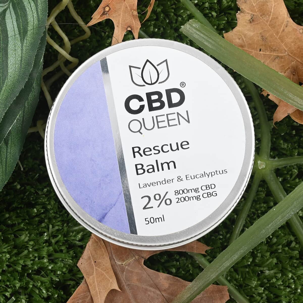 CBD Queen 800mg CBD Lavender & Eucalyptus Rescue Balm (Ships in 6-10 Days) image number 1