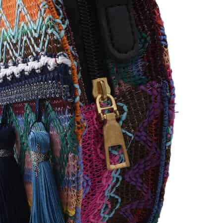Moon Art Leather Handmade Multicolour Potli Women's Sling Bag (Brown) :  : Fashion