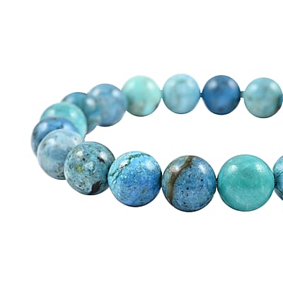Chrysocolla 7-9mm Beaded Stretch Bracelet 96.50 ctw