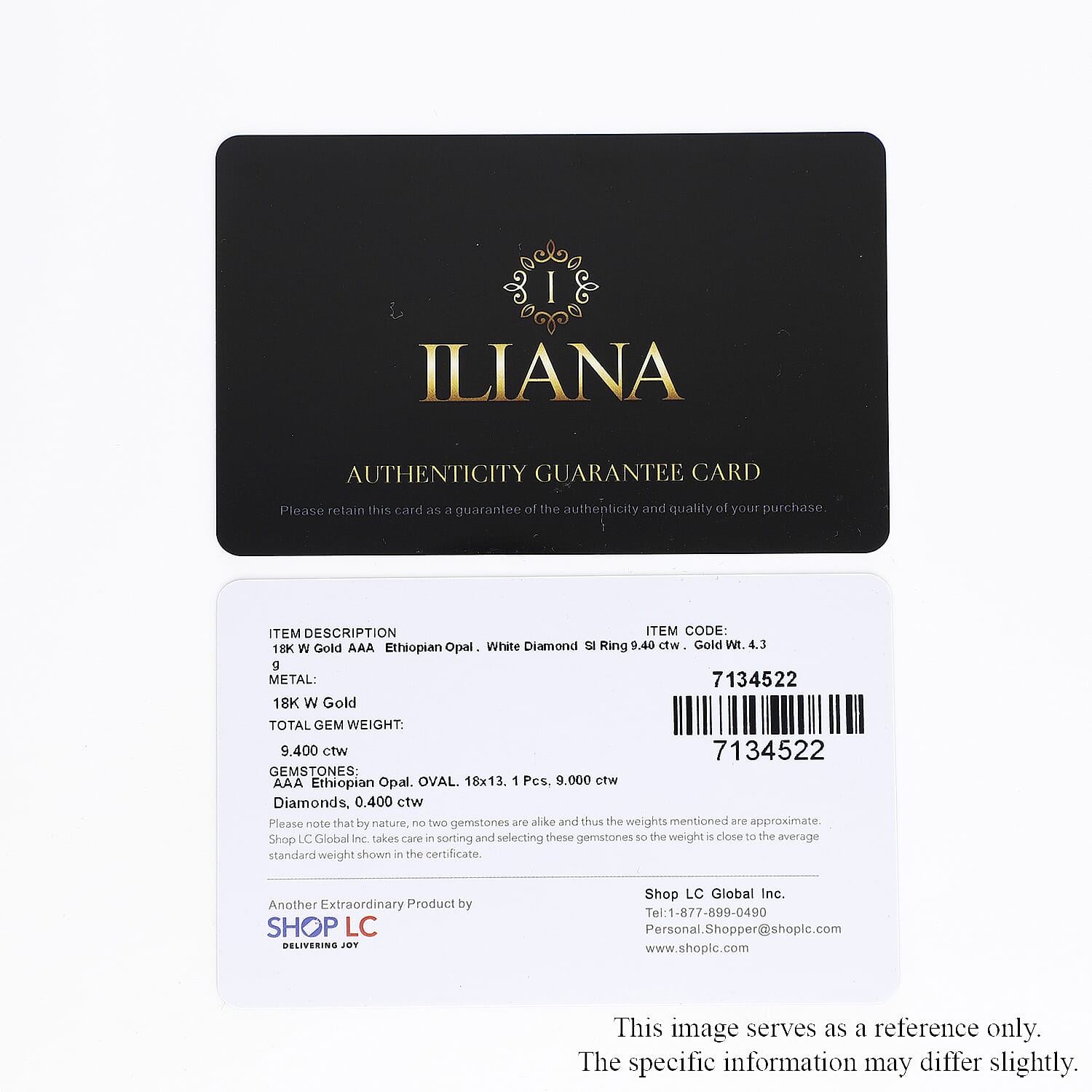 Certified & Appraised Iliana 18K White Gold AAA Ethiopian Welo Opal and G-H SI Diamond Ring (Size 6.0) 4.30 Grams 9.40 ctw