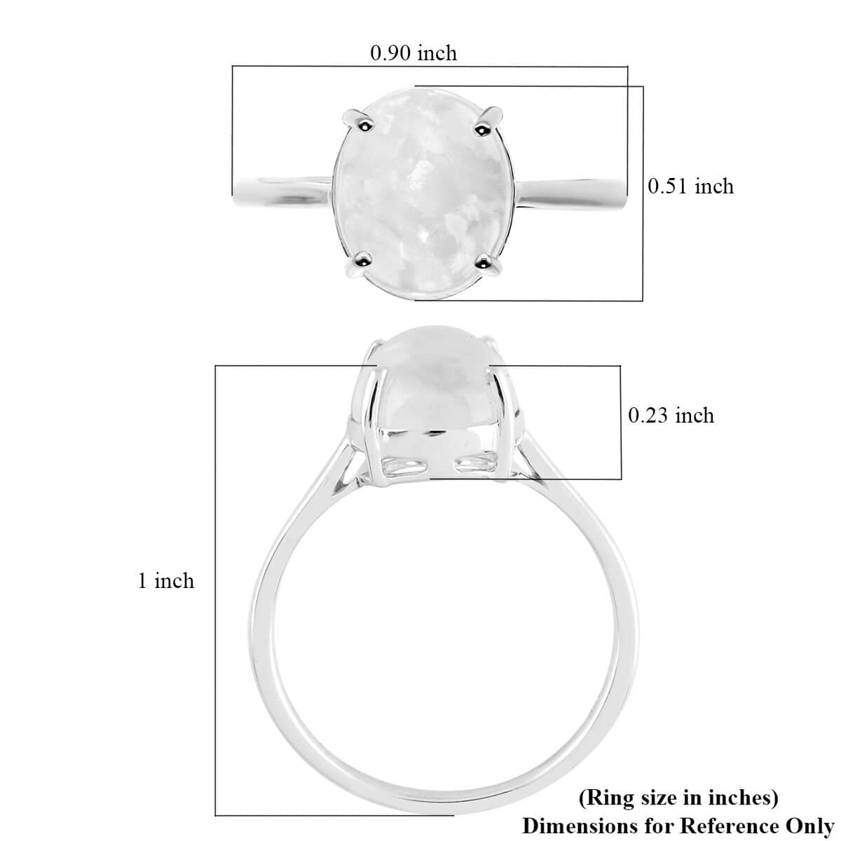 Certified & Appraised LUXORO 10K White Gold AAA Ethiopian Welo Opal Solitaire Ring (Size 10.0) 2.40 ctw image number 2