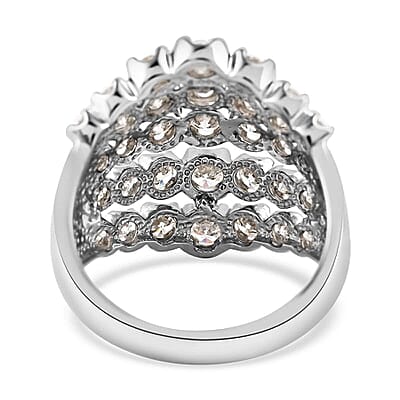 NY Closeout Diamond SI3-H 2.50 ctw Ring in 14K White Gold (Size 5.0)