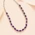 Amethyst Paper Clip Chain Necklace (20 Inches) in Platinum Bond and Stainless Steel 8.35 ctw, Tarnish-Free, Waterproof, Sweat Proof Jewelry image number 1