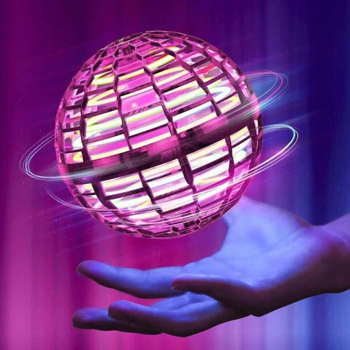 Flying Ball with Lights -Pink image number 1