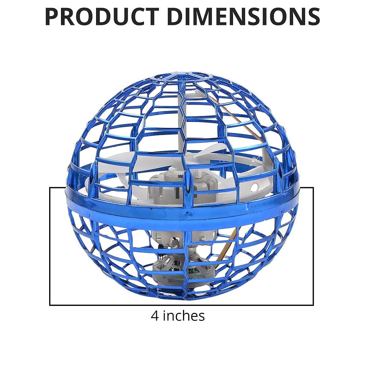 Flying Ball with Lights -Blue image number 4