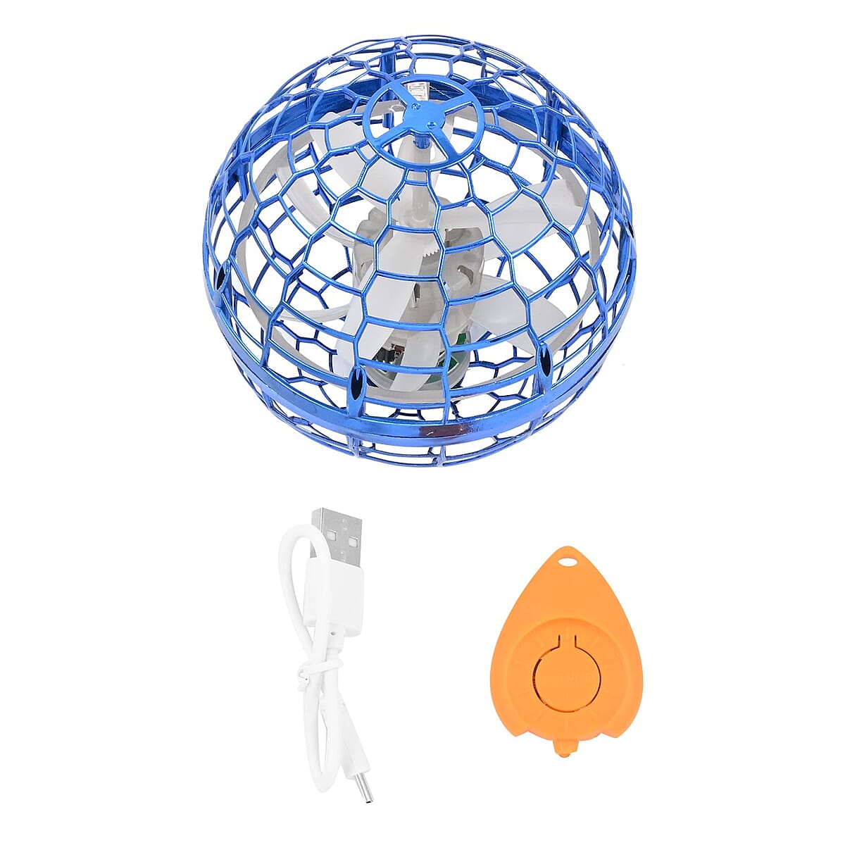 Flying Ball with Lights -Blue image number 5