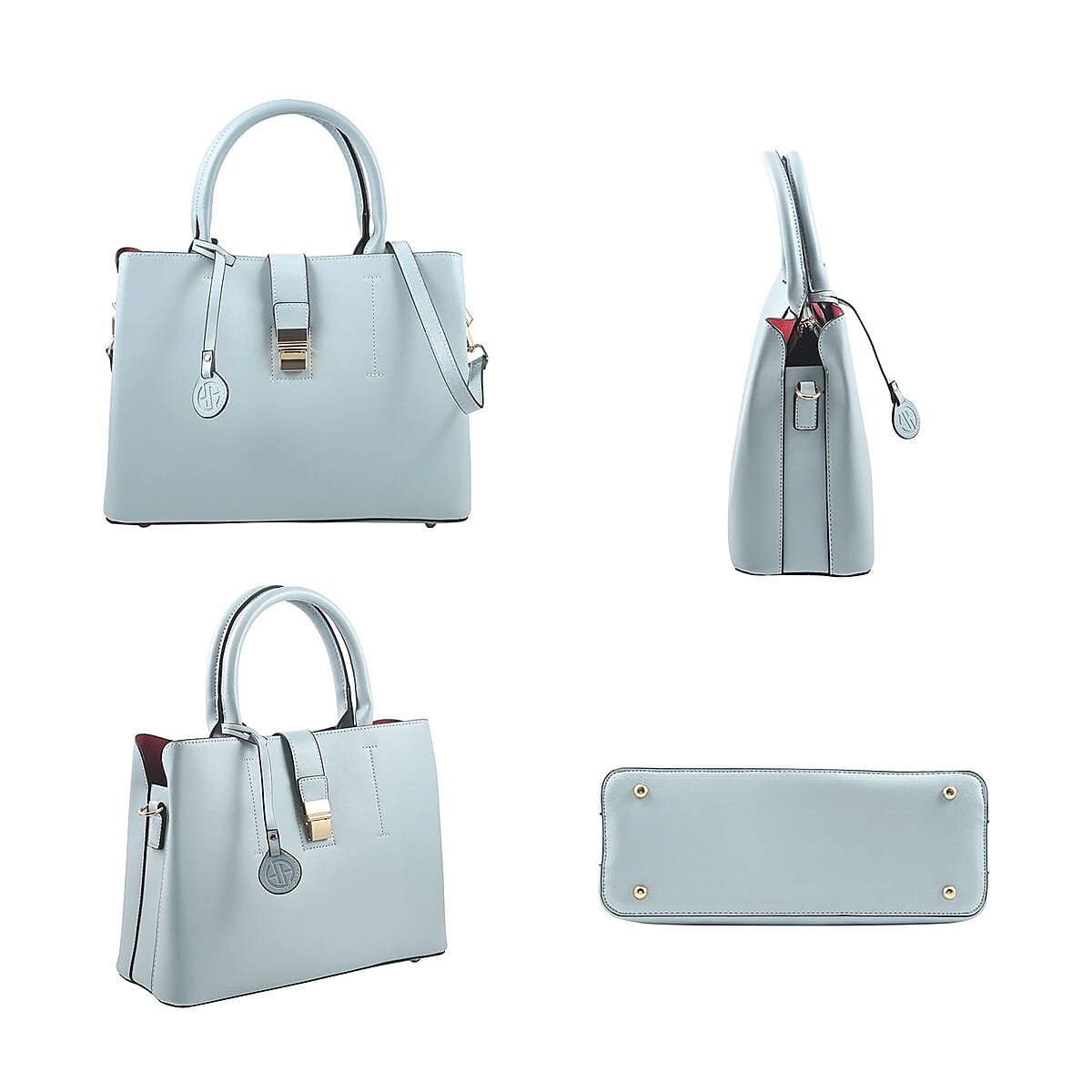 YOUZEY Seafoam Vegan Leather Classic Handbag image number 3