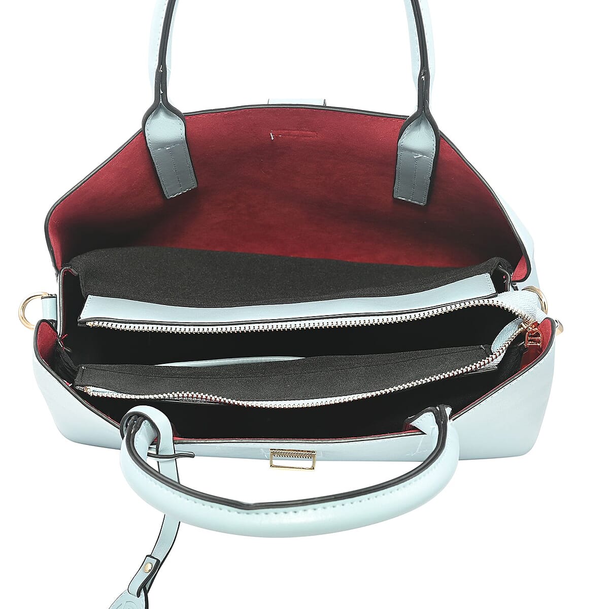 YOUZEY Seafoam Vegan Leather Classic Handbag image number 5