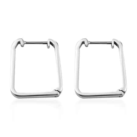 Diamond Dangling Earrings in Platinum Over Sterling Silver 0.20 ctw image number 4