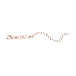 Buy 14K Rose Gold Over Sterling Silver Paper Clip Extender Chain with  Magnet and Lobster Lock (3.25In) 2.15 Grams , Chain Extender , Sterling  Silver Necklace Extender at ShopLC.