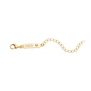 14K Yellow Gold Over Sterling Silver 9mm Lobster Lock with MOM Tag Extender Chain (2 In)