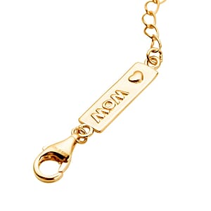 9mm Lobster Lock with MOM Tag Extender Chain in 14K Yellow Gold Over Sterling Silver (2 In)