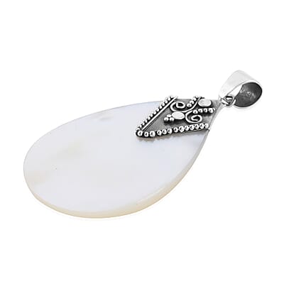 Mother Of Pearl Pendant in Sterling Silver