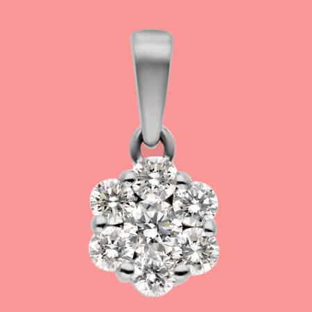 RHAPSODY IGI Certified 950 Platinum E-F VS Diamond Pendant 1.00 ctw image number 1