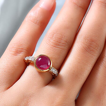 17 / Fissure Filled Ruby / 925 Silver - Product card gallery slide 3 (10176863764793)