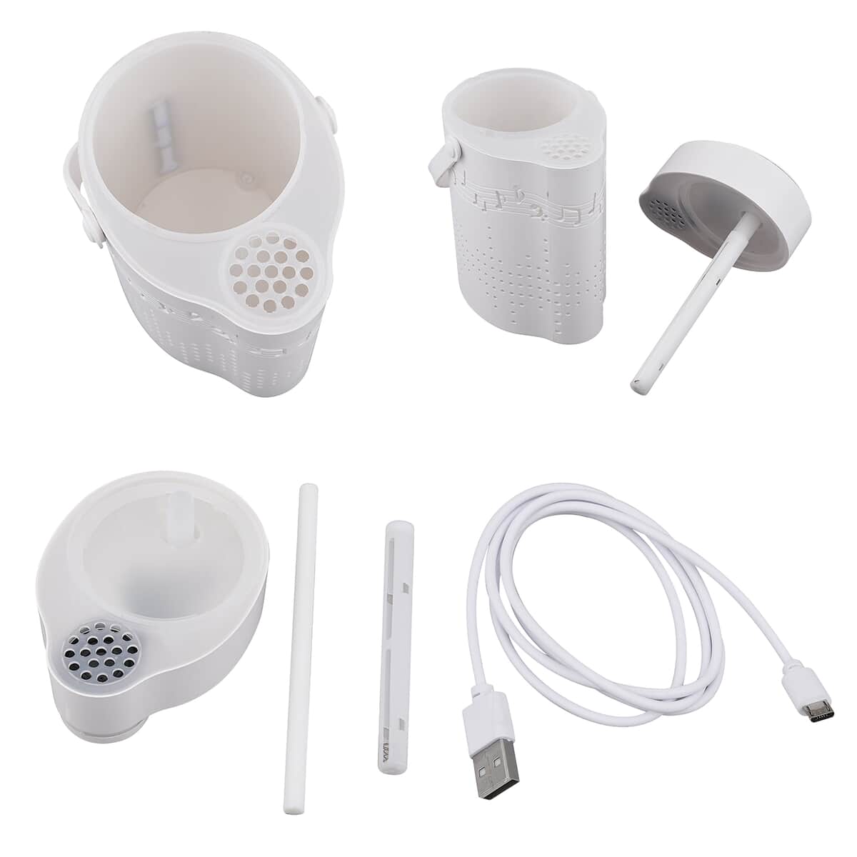 Music Humidifier (1000 ml) with Carry Handle and LED light and USB Cable image number 6