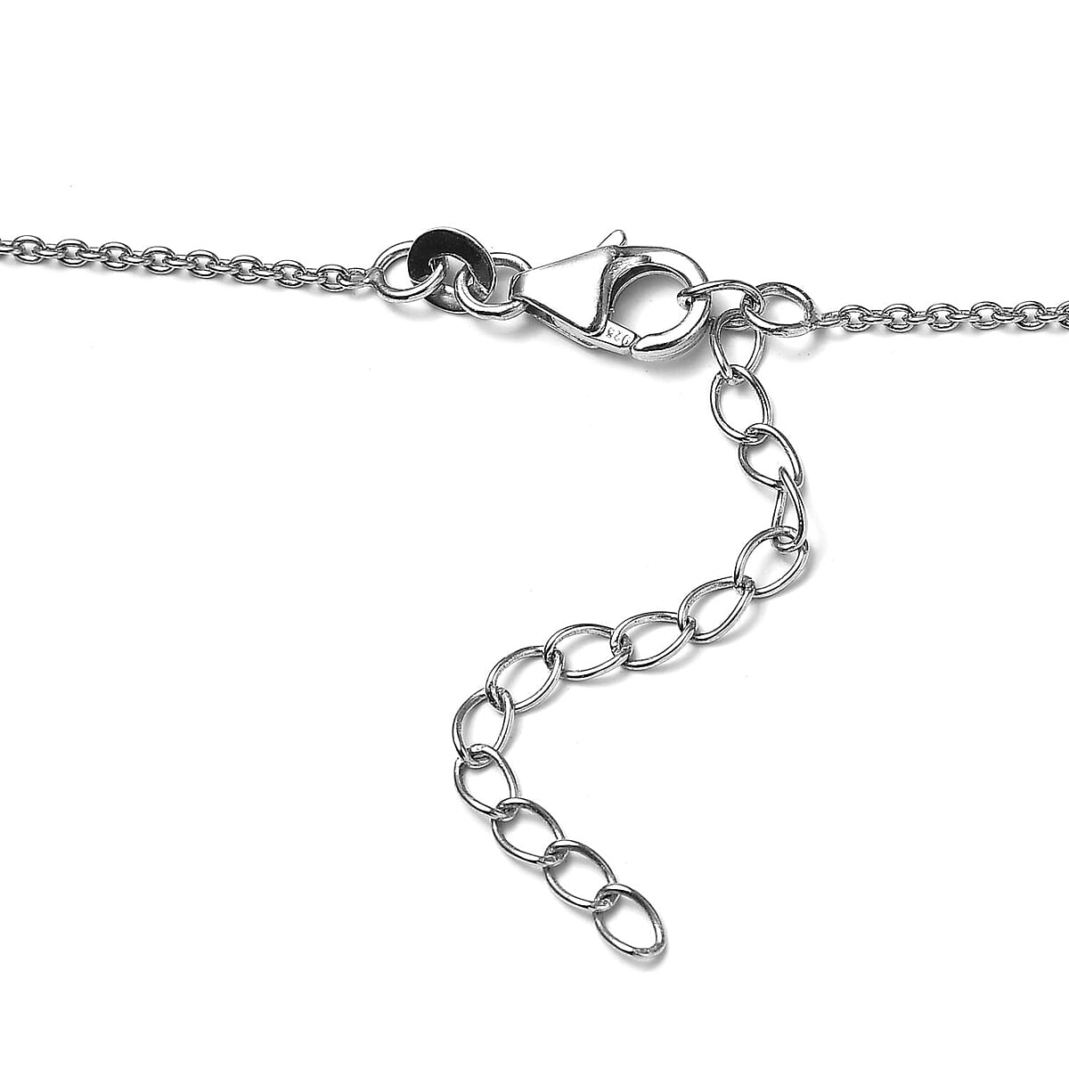 Multi Gemstone Mixed Shape and Gemstones Station Necklace 18-20 Inches in Platinum Over Sterling Silver 11.35 ctw image number 4