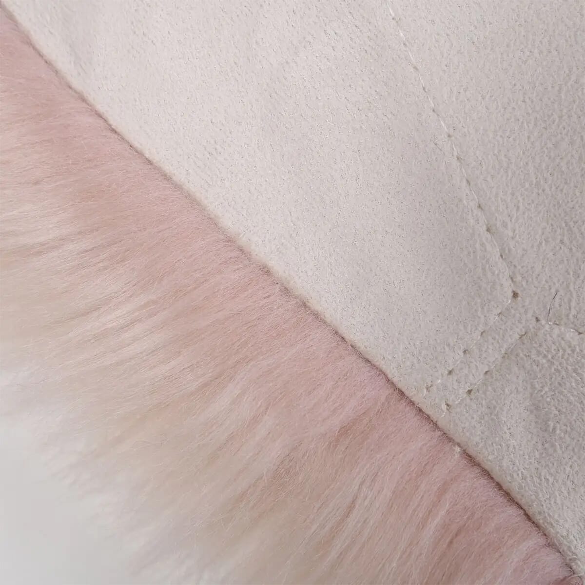 Homesmart Pink Faux Fur Carpet, Anti Skid Ultra Soft Wrinkle Resistant Faux Fur Fluffy Area Rug for Bedroom Living Room, Bedside Floor Mat image number 6