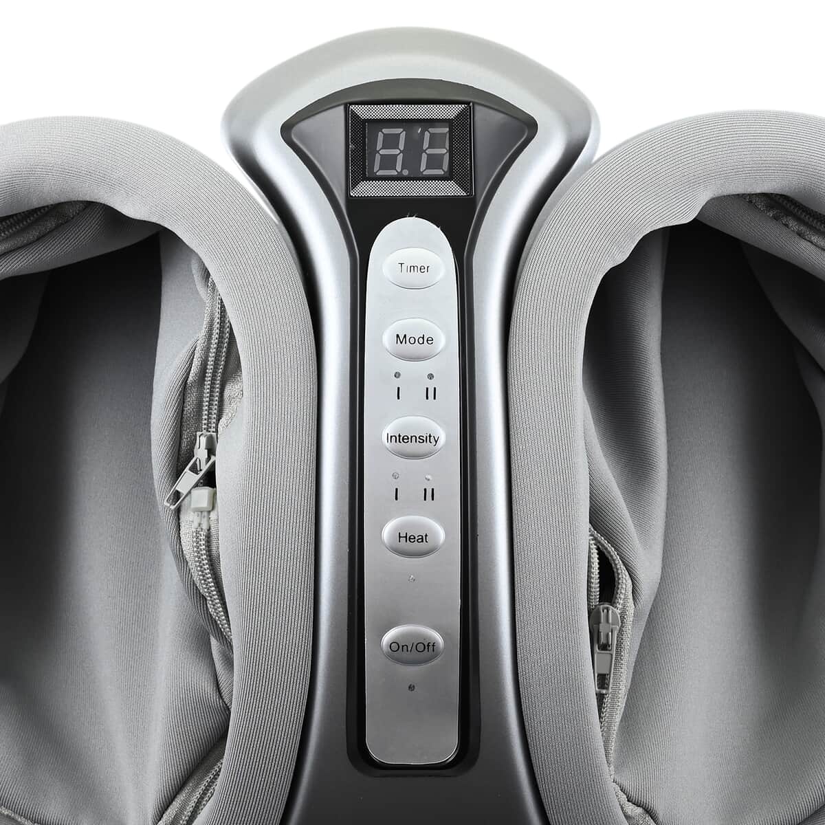 TRAKK Shiatsu Deep Tissue Air Compression Foot Massager with Kneading and Heat -Silver image number 5