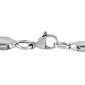 Curb Chain Bracelet in Stainless Steel (8.50 In) 20 Grams