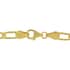 Italian 14K Yellow Gold Over Sterling Silver 4.5mm Paper Clip Necklace 20 Inches 15.20 Grams image number 3