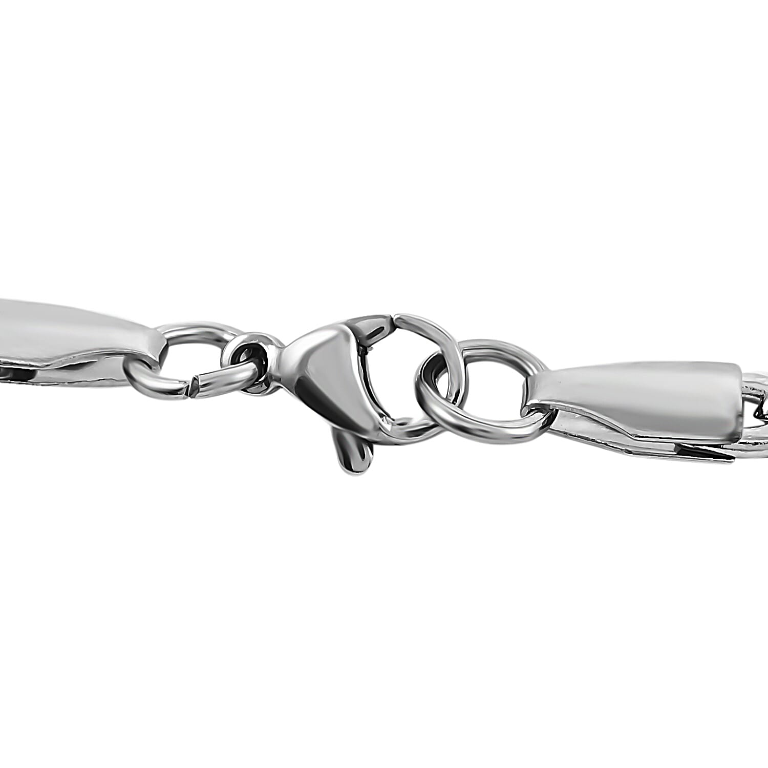 Figaro Necklace 24 Inches in Stainless Steel 16.50 Grams