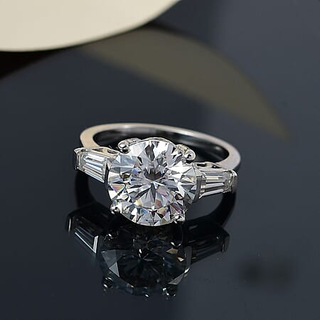 Rhodium Over Sterling Silver / 10 - Product card gallery slide 2 (10176866124089)