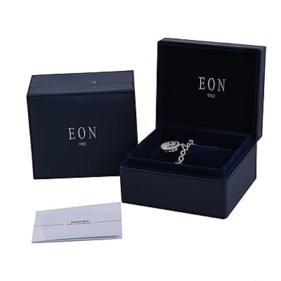 Eon 1962 Swiss Movement Mother Of Pearl and Freshwater Pearl Bracelet Watch in Sterling Silver (6.50-8.00In) (22 mm Case)