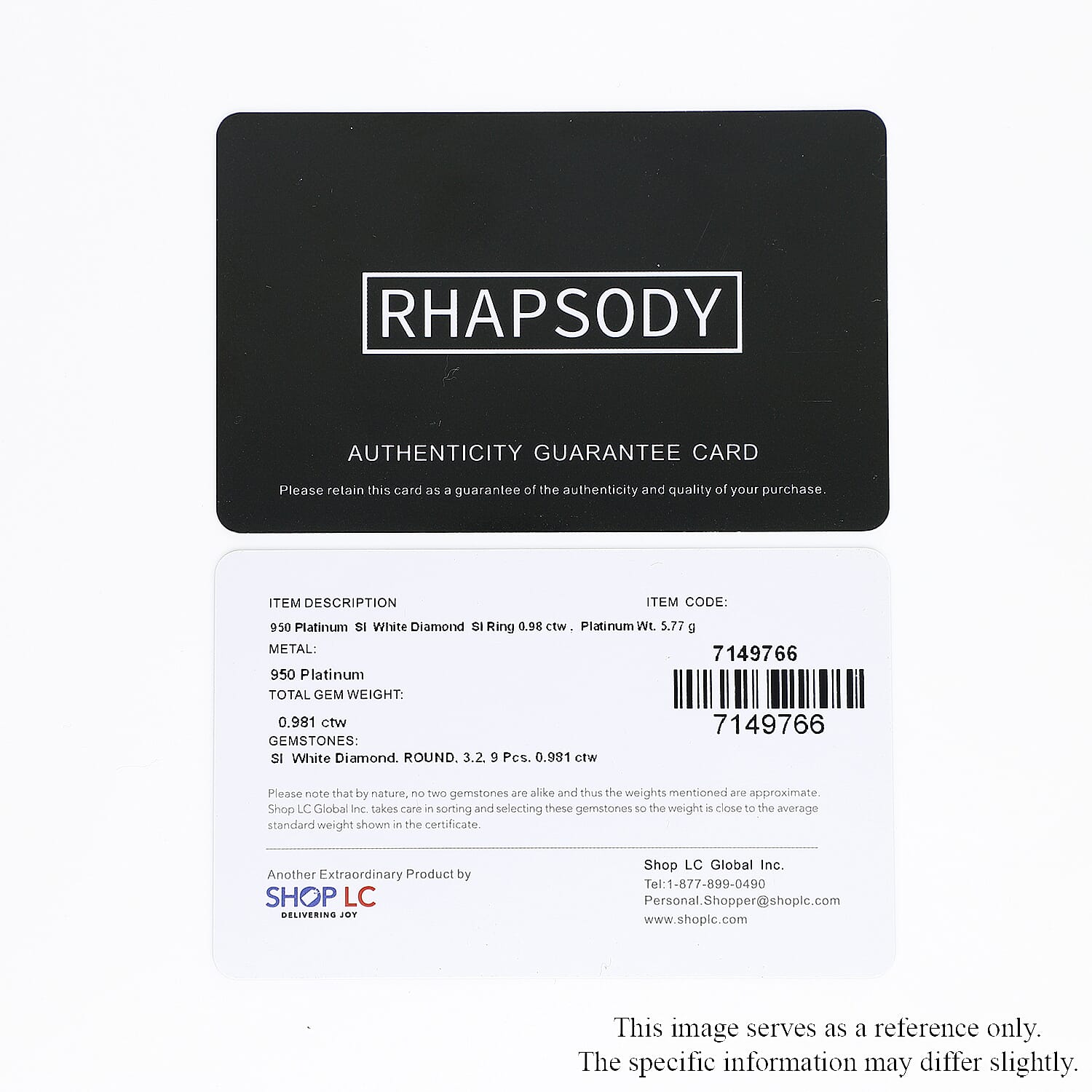 Rhapsody IGI Certified 950 Platinum Diamond (E-F, VS) Ring (Size 6.0) (5.75 g) 1.00 ctw