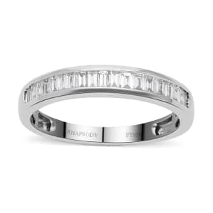 IGI Certified Rhapsody 950 Platinum E-F VS Diamond Ring (Size 6.0) 4 Grams 0.50 ctw