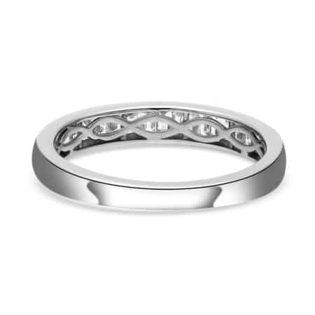 IGI Certified Rhapsody 950 Platinum E-F VS Diamond Ring (Size 7.0) 4 Grams 0.50 ctw image number 4