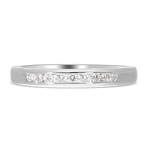 Rhapsody 950 Platinum E-F VS Diamond Half Eternity Band Ring (Size 9.0) 0.50 ctw