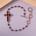 KARIS Mozambique Garnet Cross Adjustable Bracelet (6.50-8In) with Toggle Clasp in 18K Rose Gold Plated 9.90 ctw image number 1