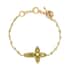 Karis Peridot Cross Adjustable Bracelet (6.50-8In) with Toggle Clasp in 18K Yellow Gold Plated 8.25 ctw image number 0