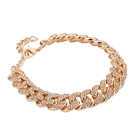 Champagne Austrian Crystal in Goldtone - Product card gallery slide 3 (10176866812217)