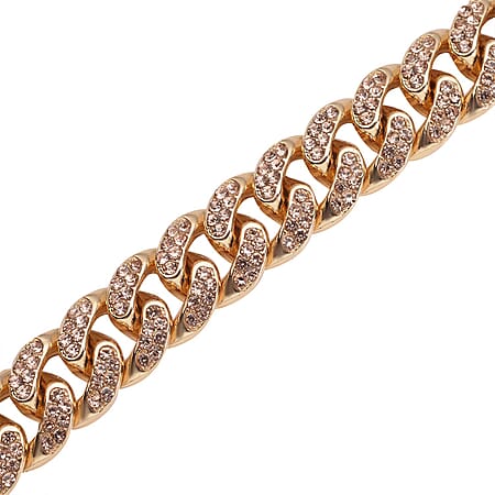 Champagne Austrian Crystal in Goldtone - Product card gallery slide 4 (10176866812217)