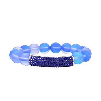 Blue Aurora Borealis Glass - Product card gallery slide 1 (10176867238201)
