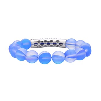 Blue Aurora Borealis Glass - Product card gallery slide 3 (10176867238201)