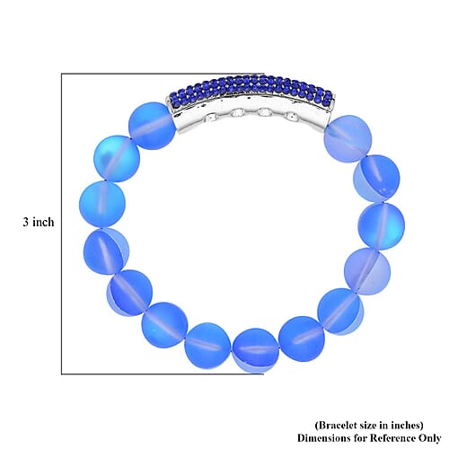 Blue Aurora Borealis Glass - Product card gallery slide 4 (9431434952959)