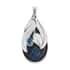 Sajen Silver Malagasy Labradorite and Blue Topaz Pendant in Sterling Silver 46.15 ctw image number 0