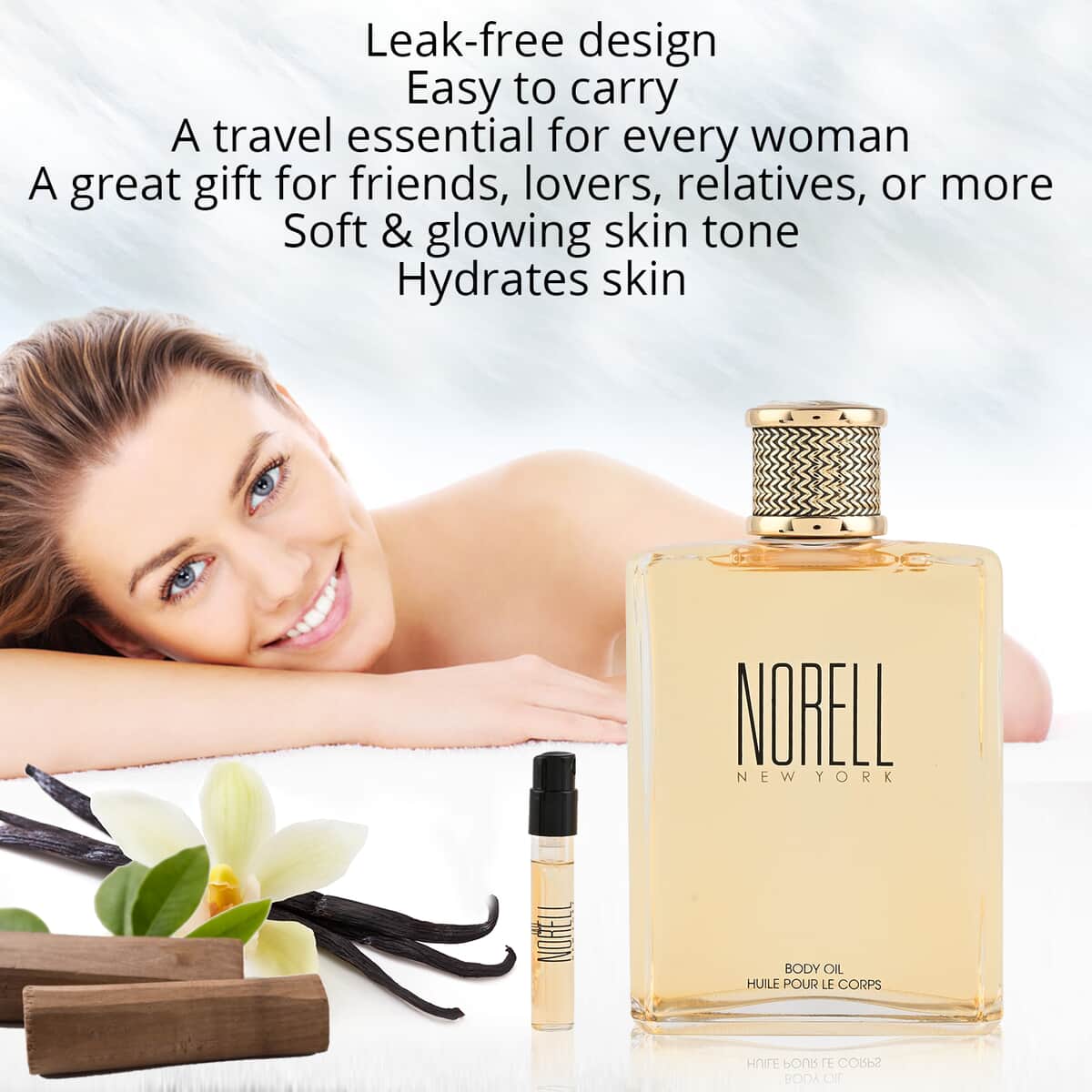 Ankur Treasure Chest Norell NY Body Oil 8oz with Norell NY Viral Fragrance image number 3