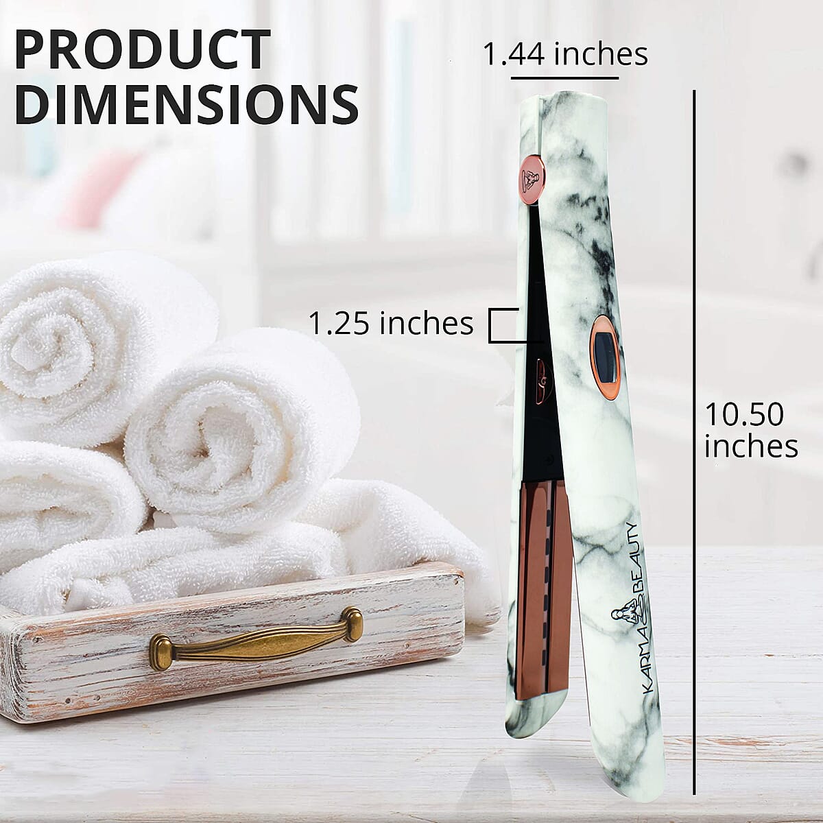 Karma Beauty-Marble UltraSonic Infrared Flat Iron image number 3