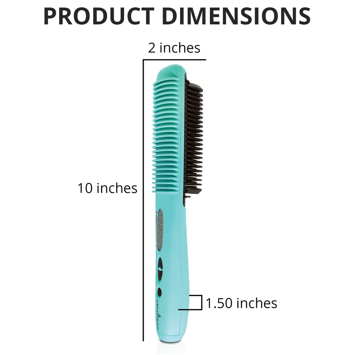 Karma Beauty- Turquoise Serenity Pro Ceramic Bristle Brush image number 3