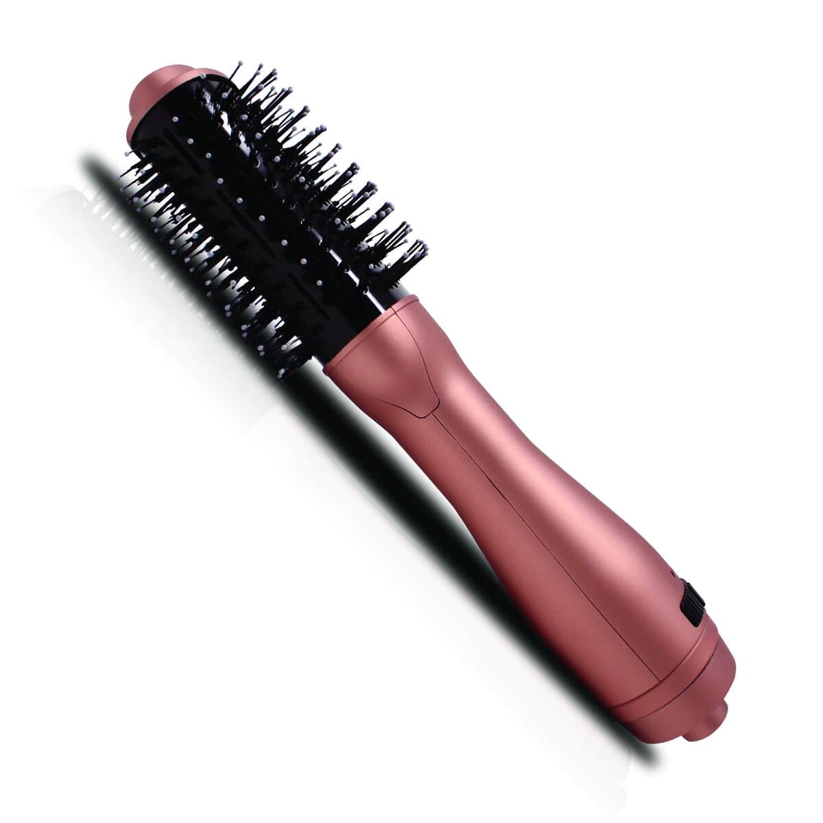 Karma Beauty- Rose Gold Cosmic Wave Volumizing Blowout Brush, Electric Hair Straightener Brush, Blowdryer Brush image number 5