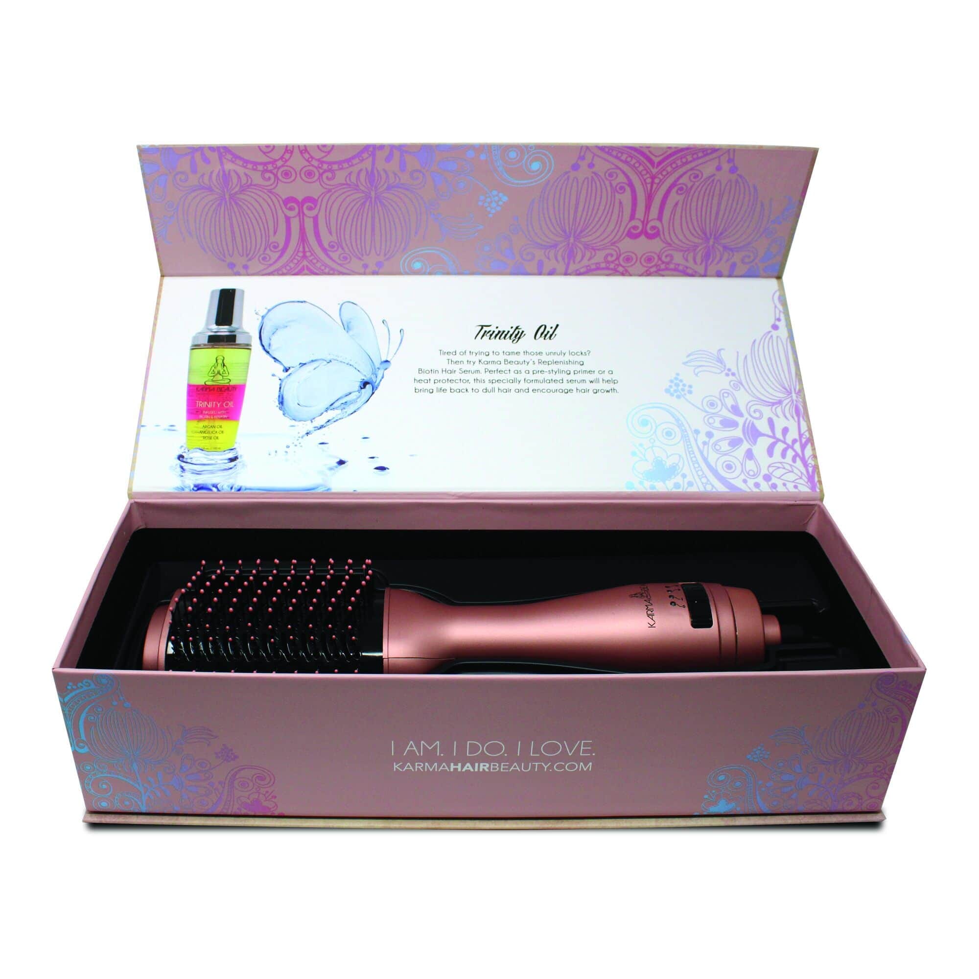 Sapphire hair outlet straightener brush