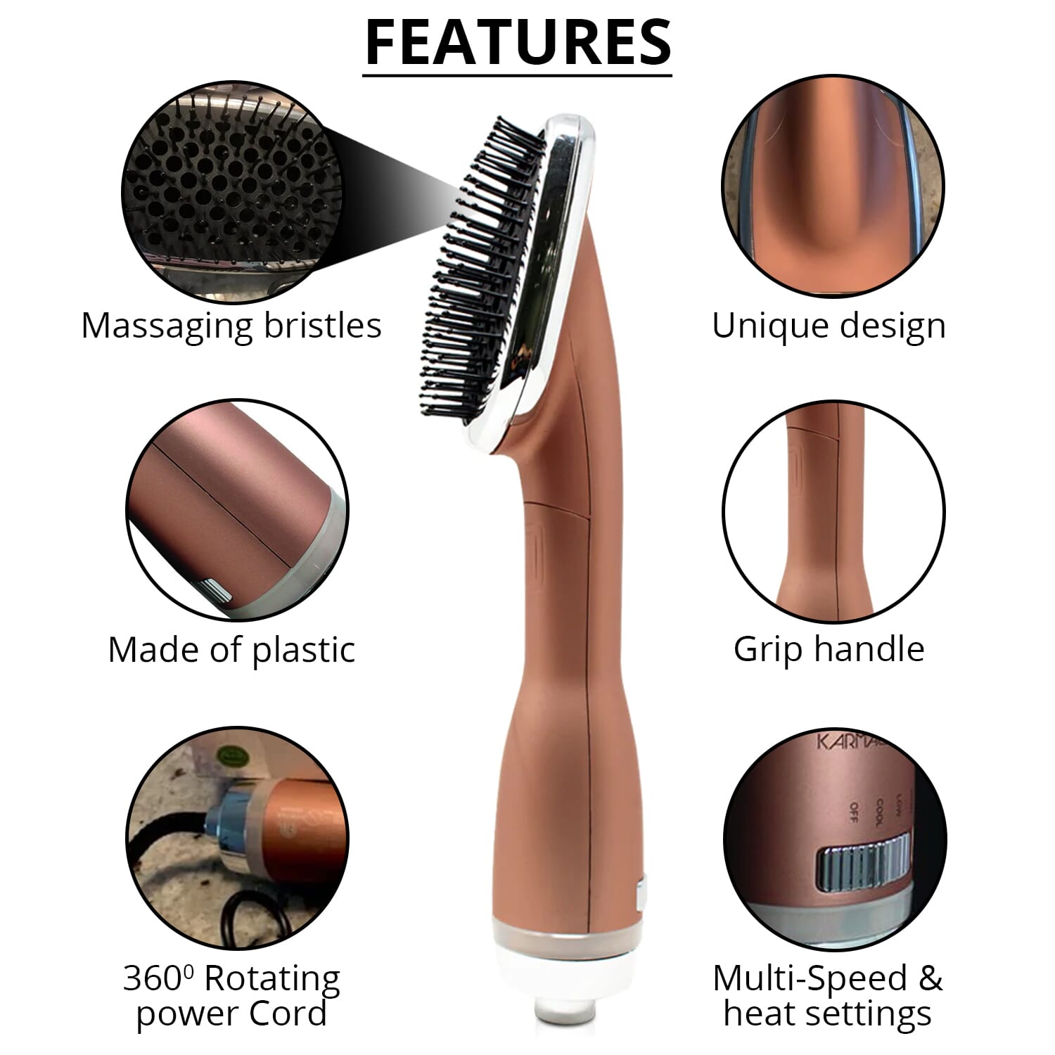 Sapphire heat clearance brush