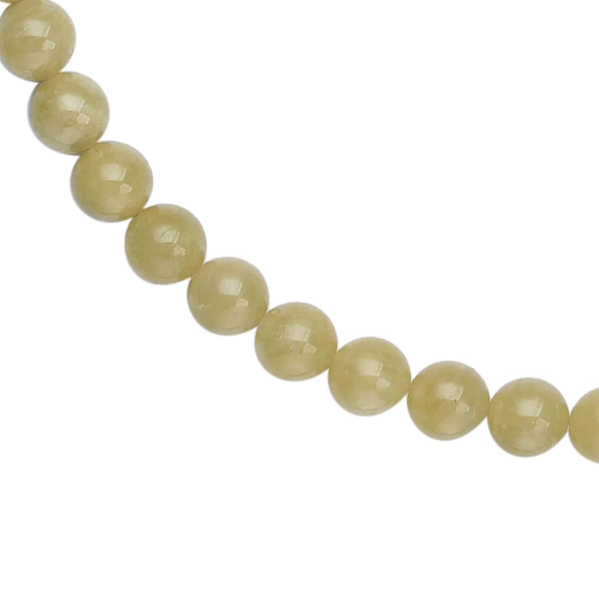 Yellow Beryl Beaded Necklace 18-22 Inches in Rhodium Over Sterling Silver 279.00 ctw image number 3